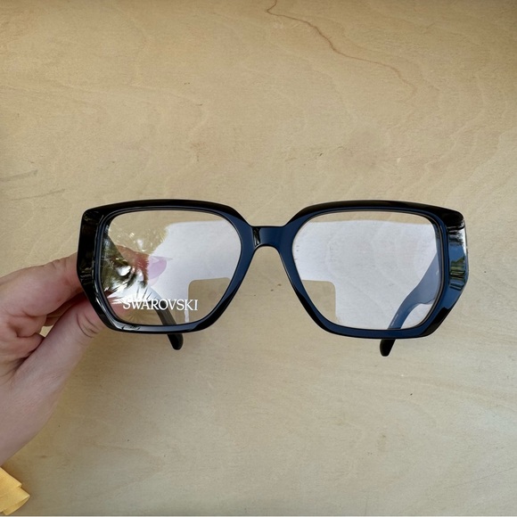 NEW Swarovski Black Crystal-Embellished Glasses - Picture 7 of 7